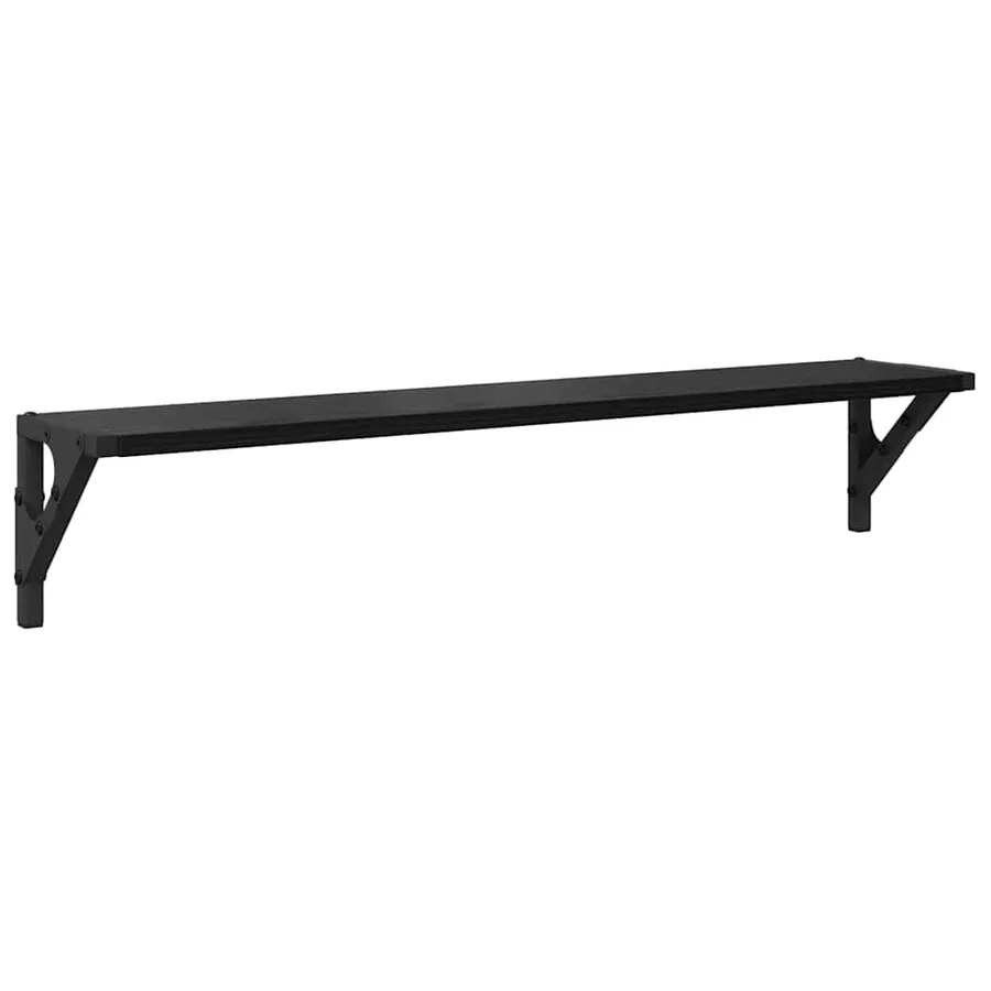 Étagères Murales 2 pcs Chêne noir 80 x 15 x 15,5 cm - 5
