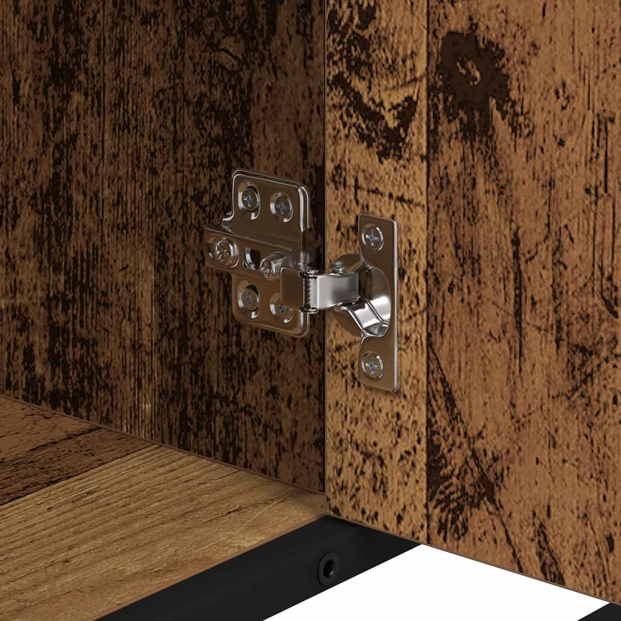 Cabinet de salle de bain avec porte Bois Ancien 80 x 33 x 60 cm - 10