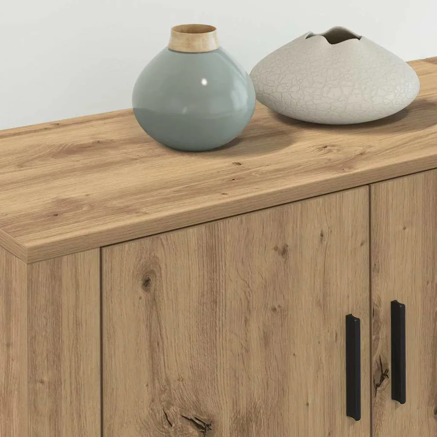 Ensemble de meuble TV mural 3 pcs Chêne artisanal - 4