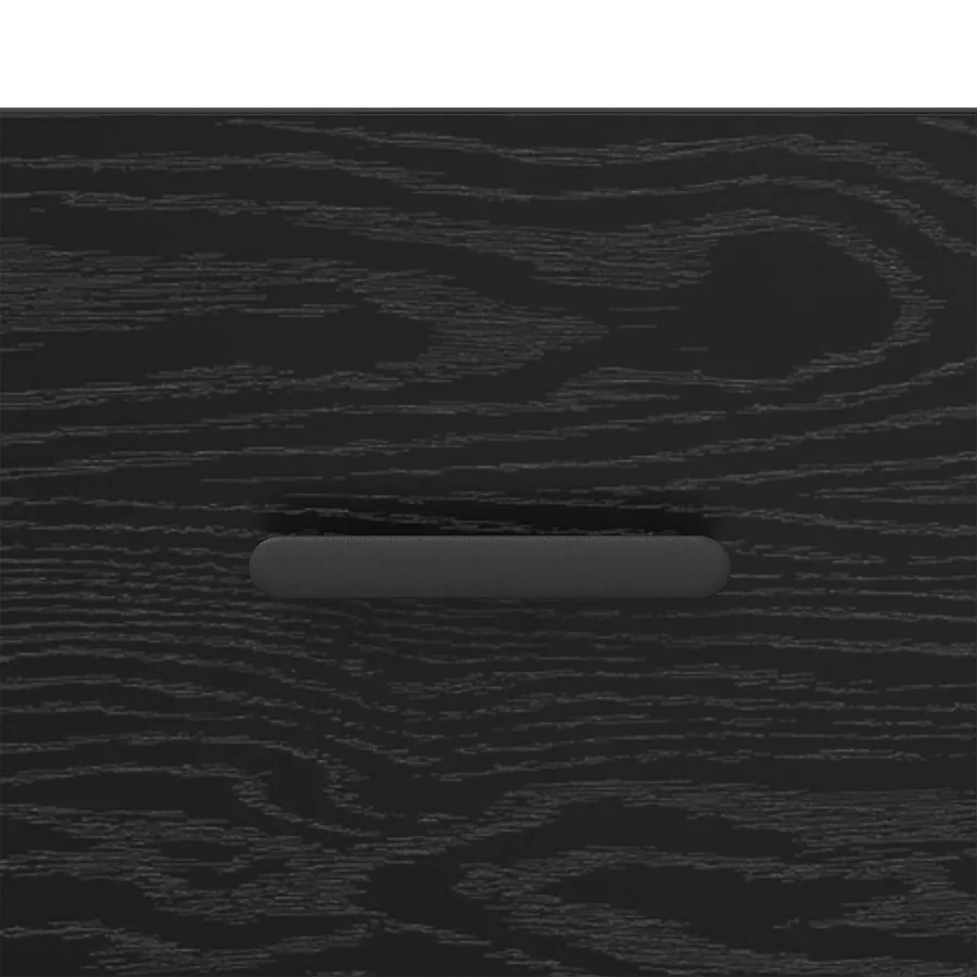 Cabinet de chevet Chêne noir 40 x 40 x 66 cm Bois d'ingénierie - 8