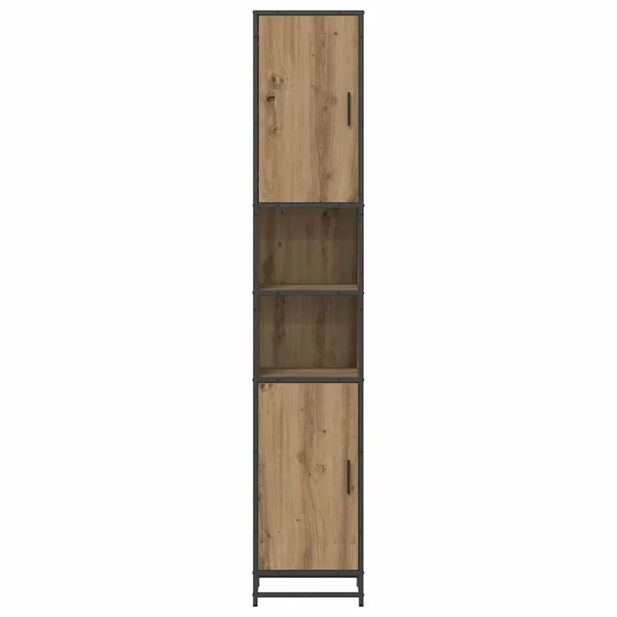 Ensemble de mobilier de salle de bain Chêne artisanal - 5