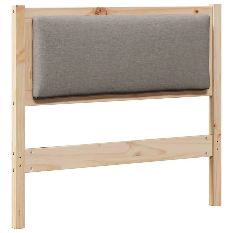 Tête de lit Autre Marron 90 cm Bois massif en pin - 2