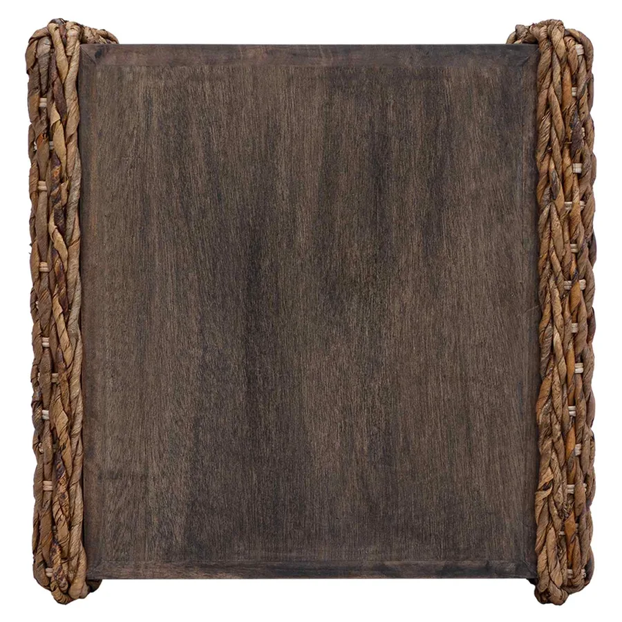 Table basse Naturel 45 x 45 x 45 cm Bois de Mahogany Massif - 7