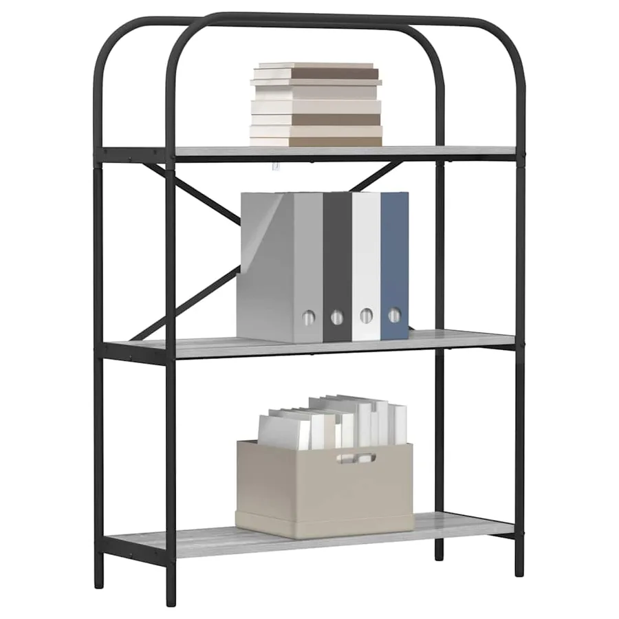 Étagère Gris Sonoma 80 x 30 x 109 cm Bois d'ingénierie - 3