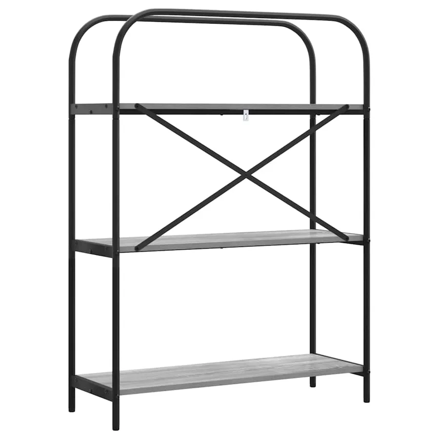 Étagère Gris Sonoma 80 x 30 x 109 cm Bois d'ingénierie - 7