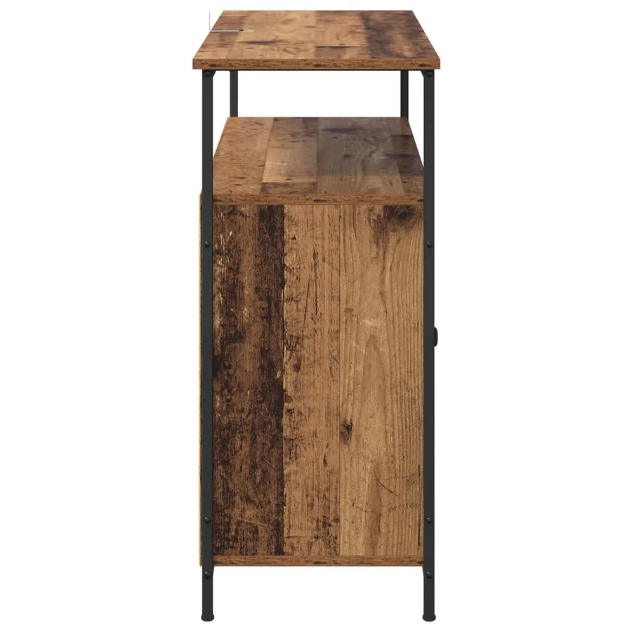 Buffet Bois Ancien 100 x 35 x 80 cm Bois d'ingénierie - 7