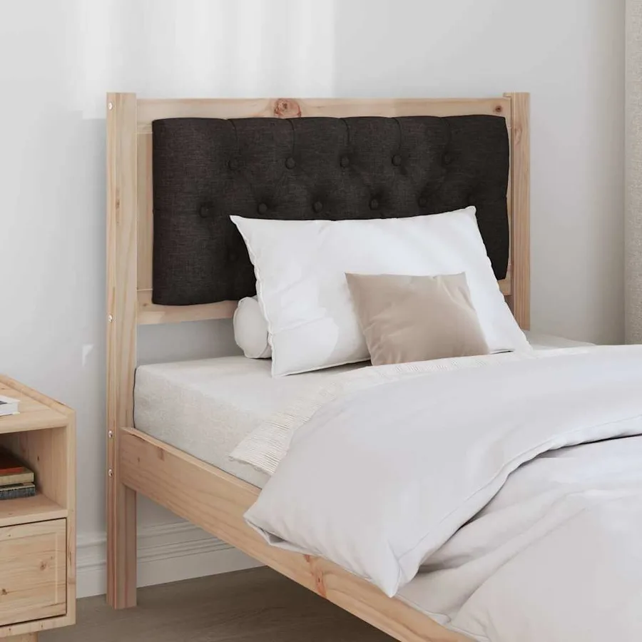 Tête de lit Autre Marron et noir 80 cm Bois massif en pin - 3