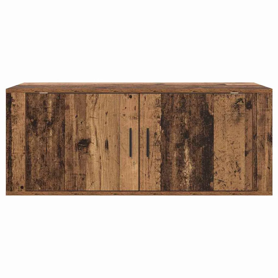 Meuble TV mural Montage mural Bois Ancien 100 x 34,5 x 40 cm - 6