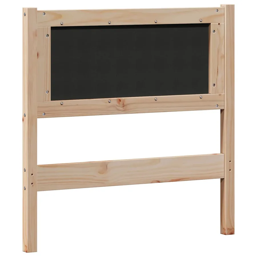 Tête de lit Autre Marron et gris clair 80 cm Bois massif en pin - 6