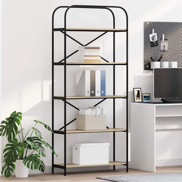 Étagère Chêne Sonoma 80 x 30 x 183 cm Bois d'ingénierie