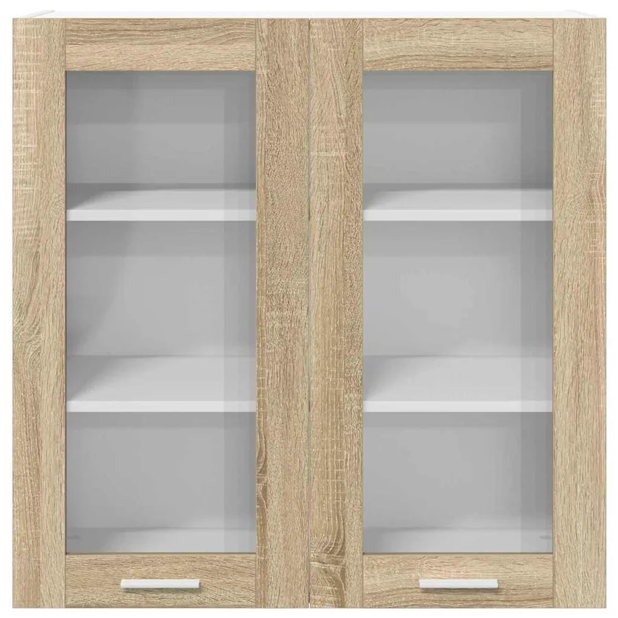 Armoire suspendue avec stockage Chêne Sonoma 80 x 31 x 80 cm - 6