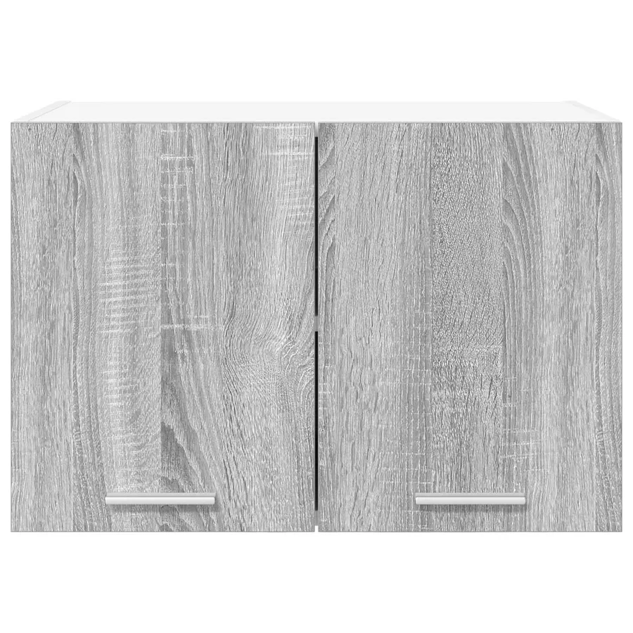 Armoire suspendue 2 pcs Gris Sonoma et Blanc 60 x 31 x 40 cm - 7