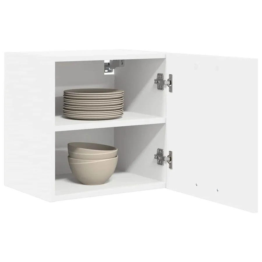 Armoire suspendue 2 pcs Blanc 40 x 31 x 40 cm Bois d'ingénierie - 3