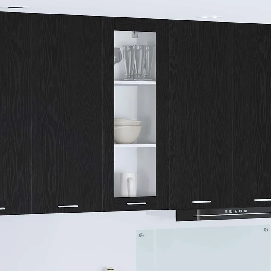 Armoire suspendue Chêne noir 40 x 31 x 100 cm Bois d'ingénierie
