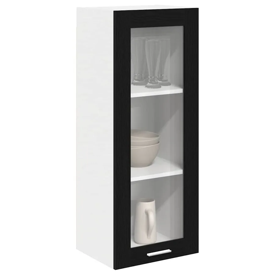 Armoire suspendue Chêne noir 40 x 31 x 100 cm Bois d'ingénierie - 3