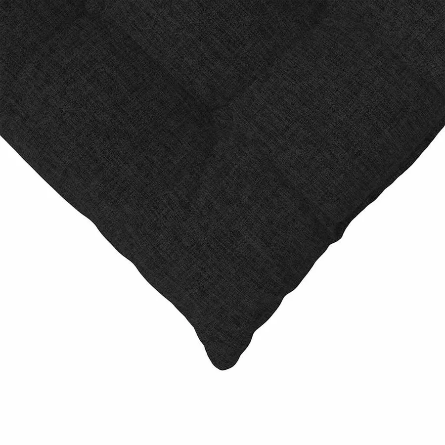 Coussins de siège 4 pcs Noir 40 x 40 x 6 cm tissu - 9