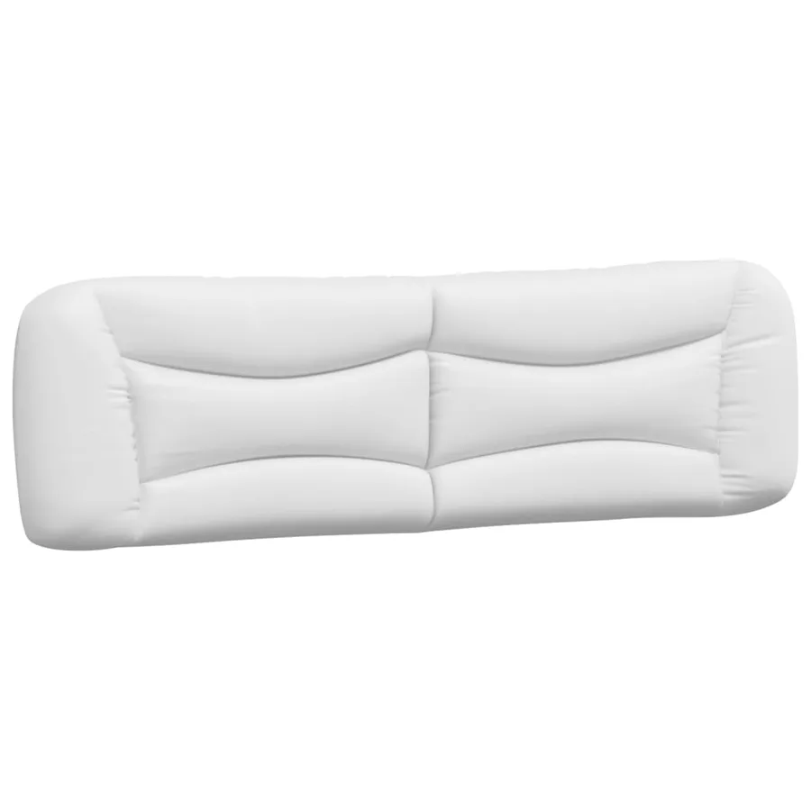 Coussin de tête de lit Hvar blanc 193 cm similicuir - 2