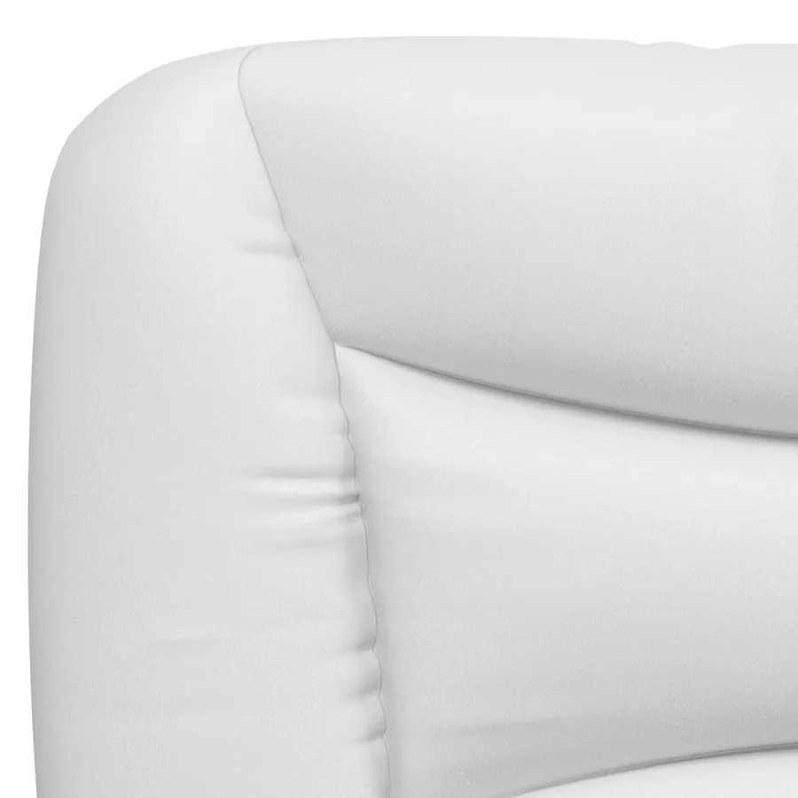Coussin de tête de lit Hvar blanc 193 cm similicuir - 8