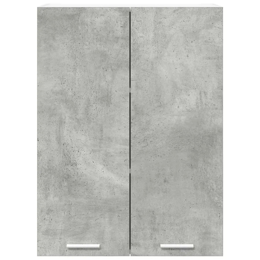 Armoire suspendue Gris béton 60 x 31 x 80 cm Bois d'ingénierie - 6