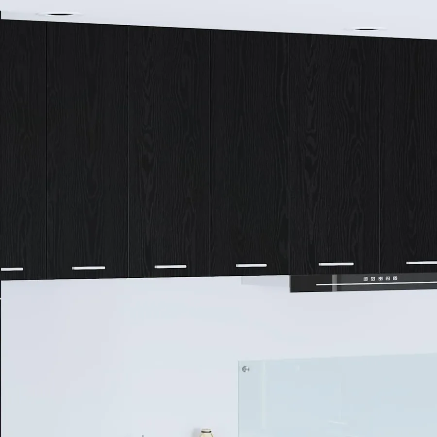 Armoire suspendue Chêne noir 60 x 31 x 80 cm Bois d'ingénierie
