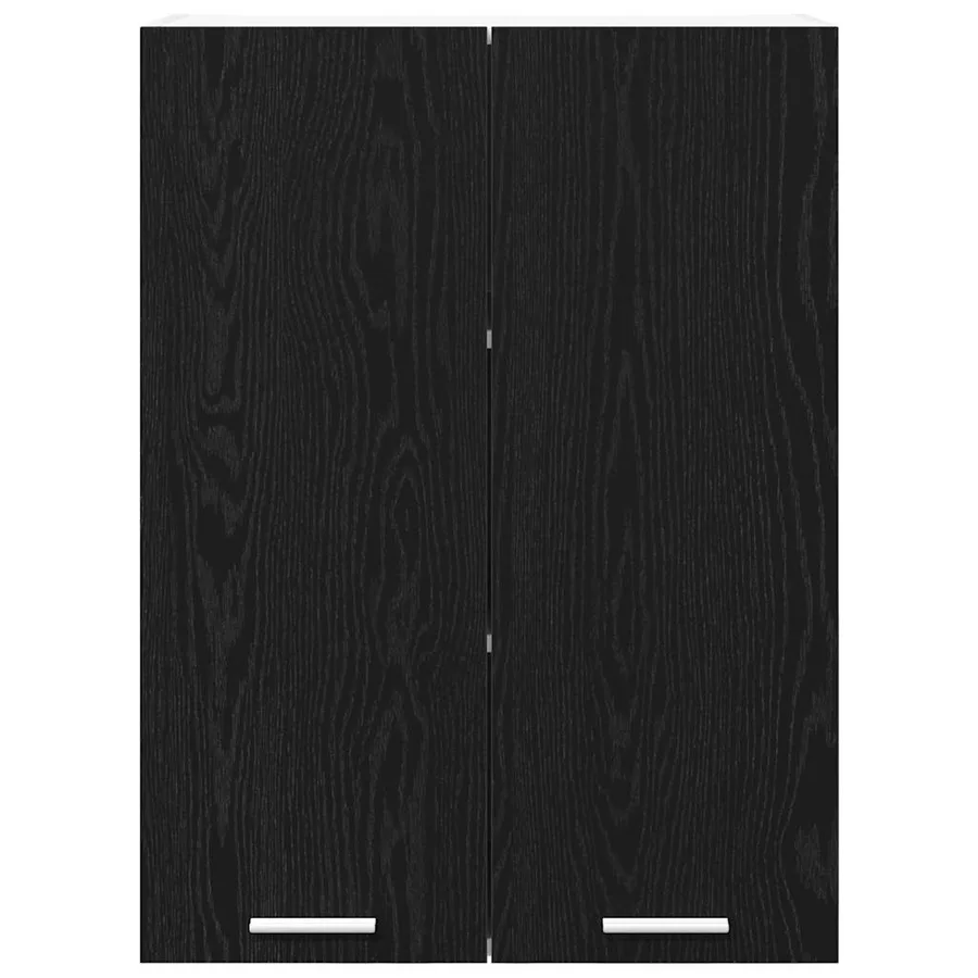 Armoire suspendue Chêne noir 60 x 31 x 80 cm Bois d'ingénierie - 6