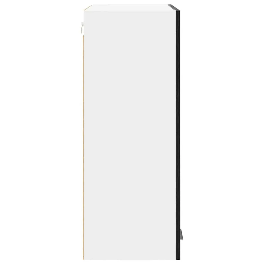 Armoire suspendue Chêne noir 60 x 31 x 80 cm Bois d'ingénierie - 7
