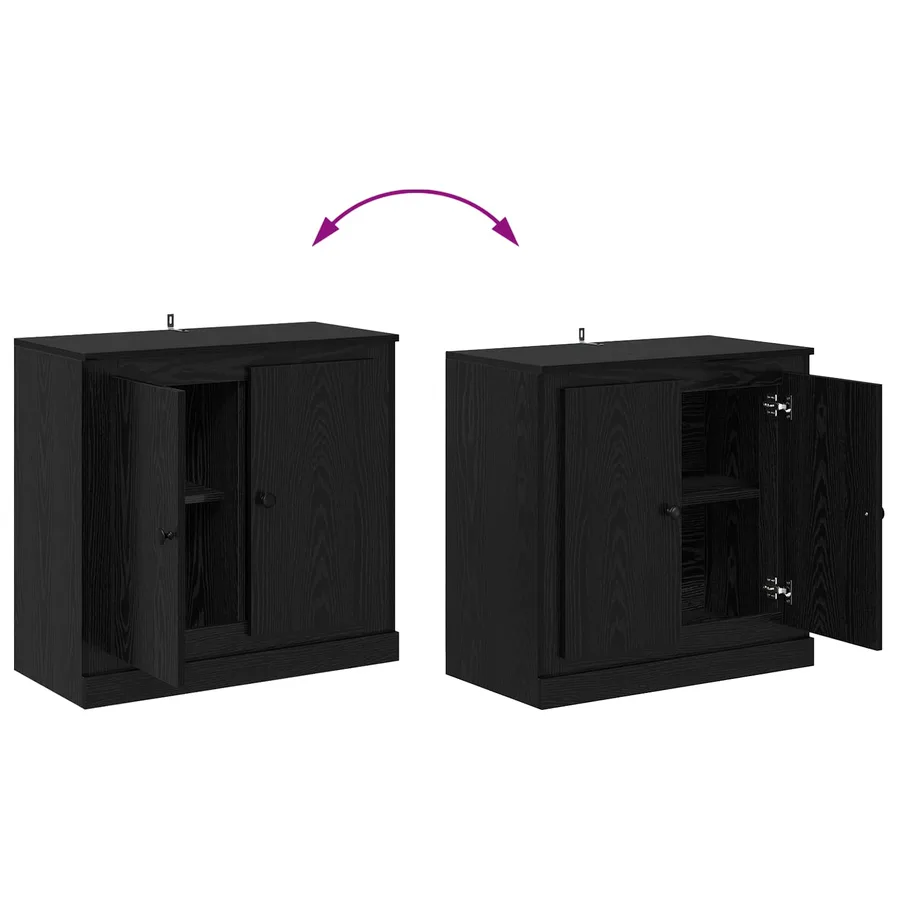 Buffets 3 pcs Chêne noir 210 x 35,5 x 67,5 cm Bois d'ingénierie - 12