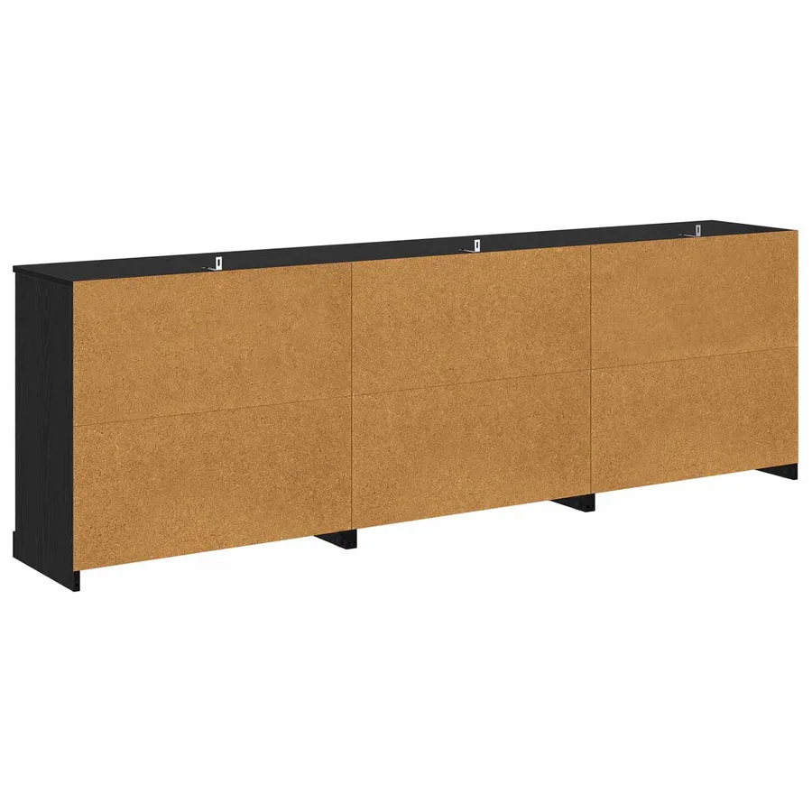 Buffets 3 pcs Chêne noir 210 x 35,5 x 67,5 cm Bois d'ingénierie - 9