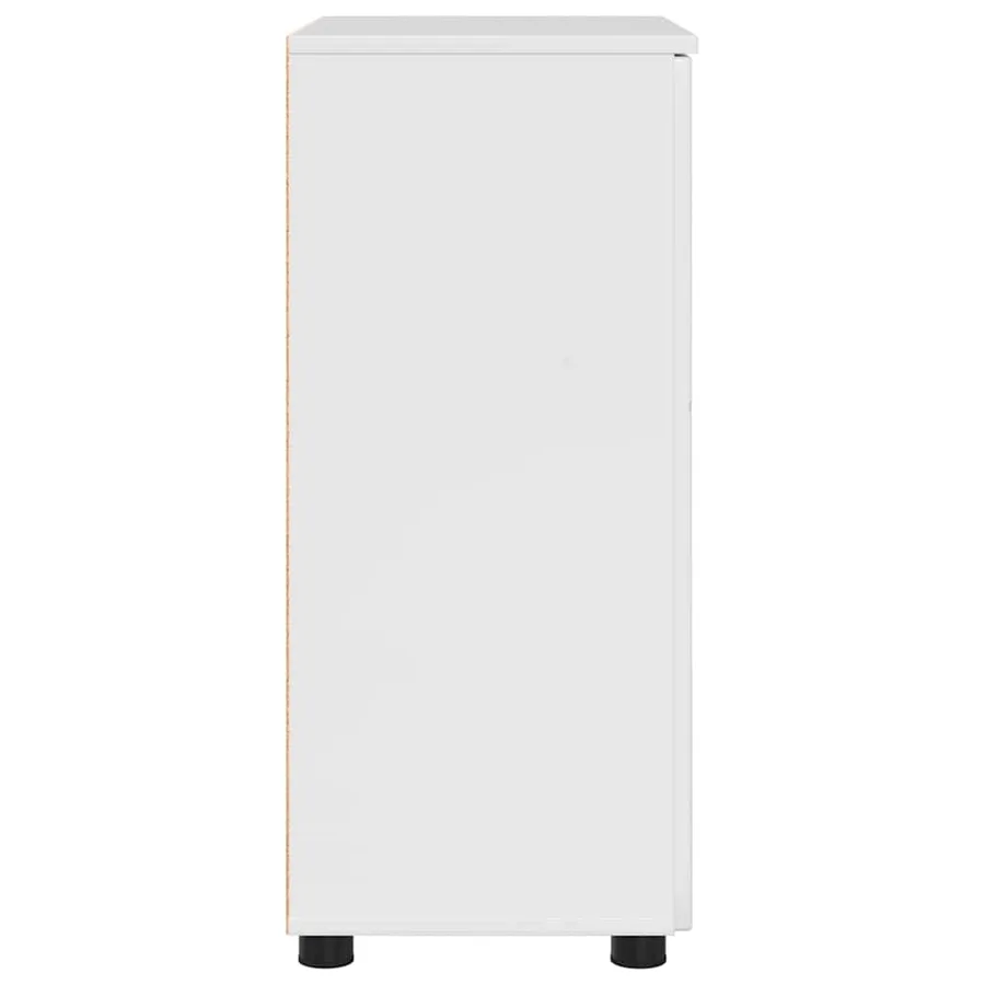 Cabinet de salle de bain Blanc brillant 60 x 35 x 80 cm - 7