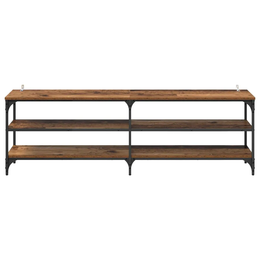 Meuble TV Bois Ancien 160 x 30 x 50 cm Bois d'ingénierie et fer - 5