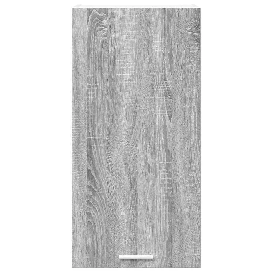 Armoire suspendue Gris Sonoma et Blanc 40 x 31 x 80 cm - 6