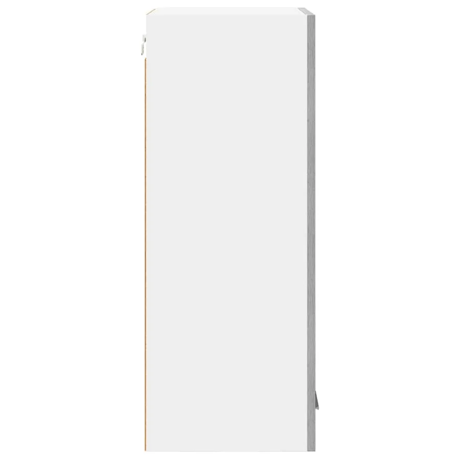 Armoire suspendue Gris Sonoma et Blanc 40 x 31 x 80 cm - 7
