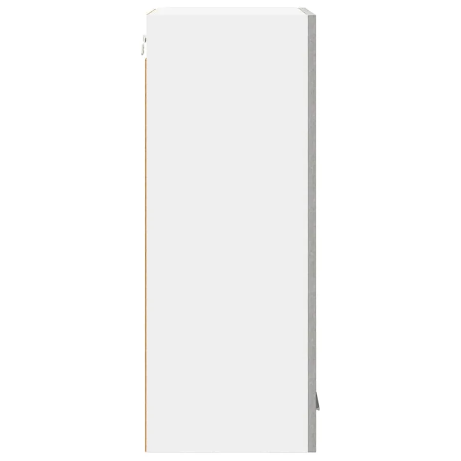 Armoire suspendue Gris béton et Blanc 40 x 31 x 80 cm - 7