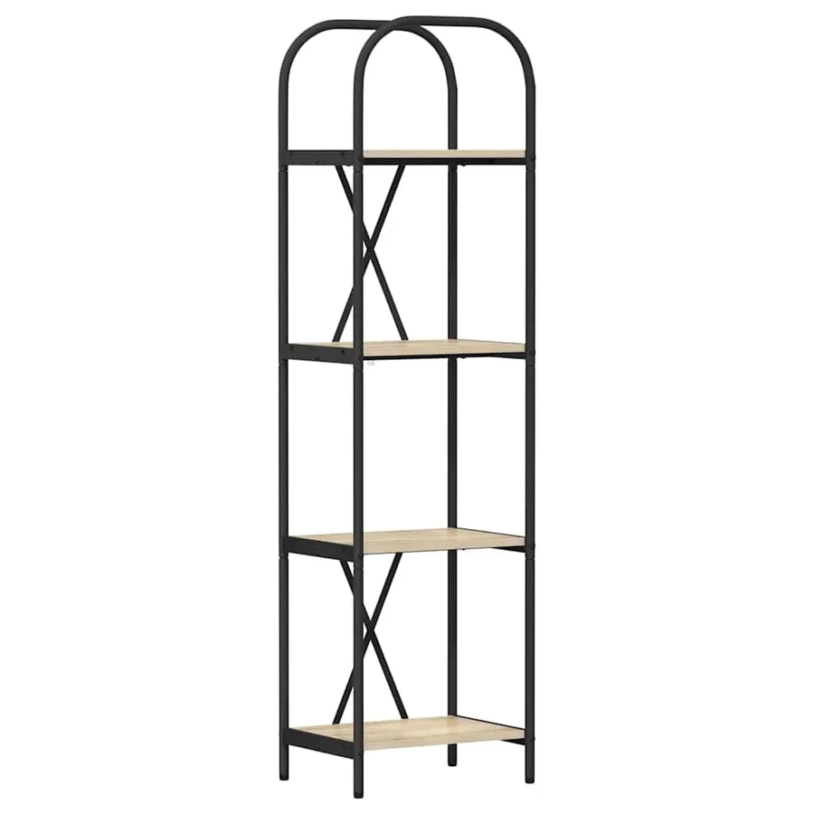 Étagère Chêne Sonoma 40 x 30 x 146 cm Bois d'ingénierie - 2