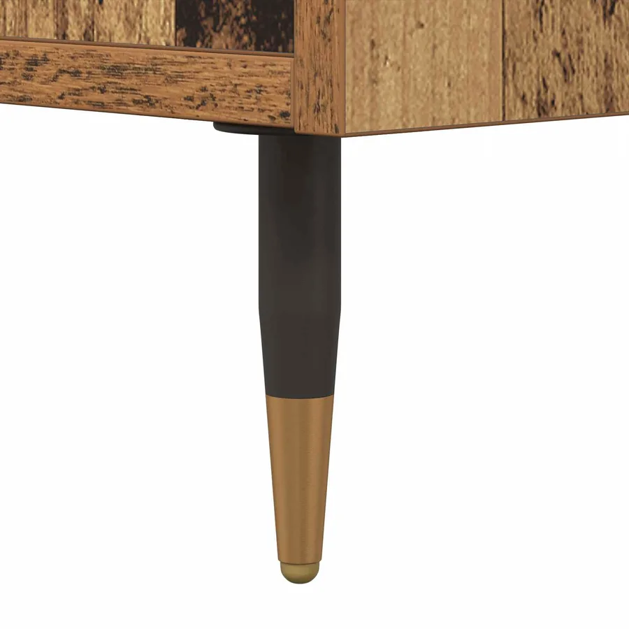 Buffet Bois Ancien 40 x 35 x 70 cm Bois d'ingénierie et fer - 11