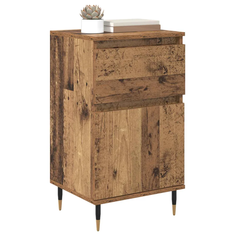 Buffet Bois Ancien 40 x 35 x 70 cm Bois d'ingénierie et fer - 3