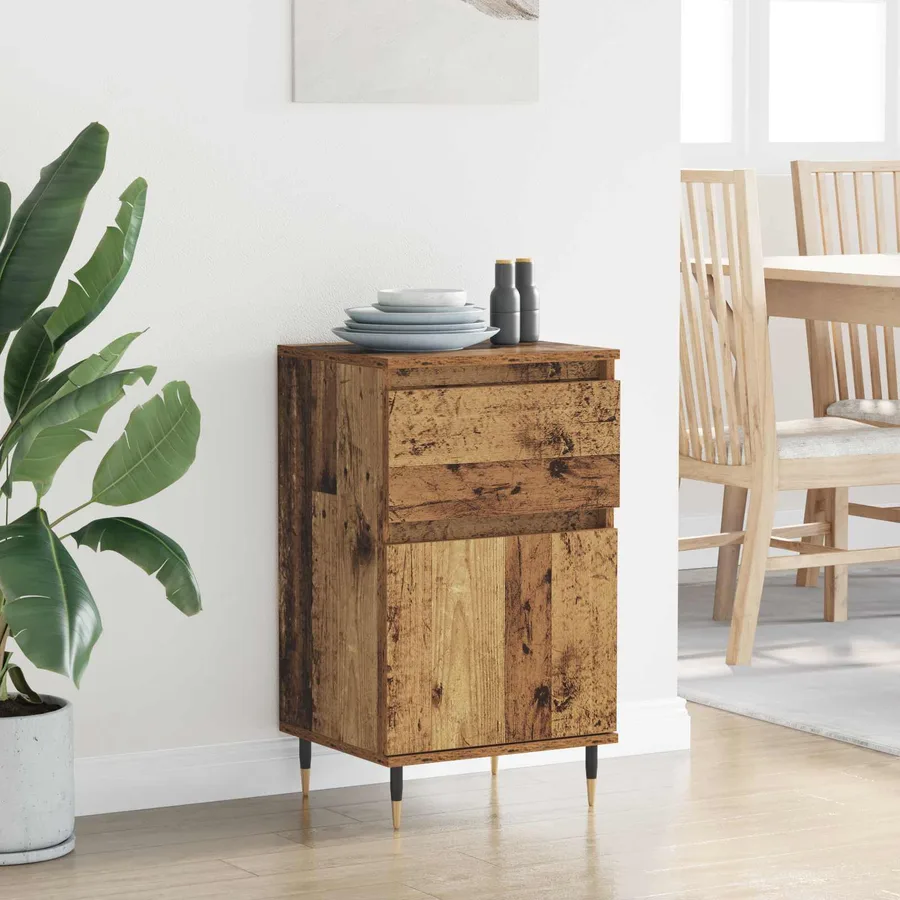 Buffet Bois Ancien 40 x 35 x 70 cm Bois d'ingénierie et fer - 4