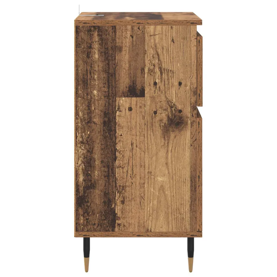 Buffet Bois Ancien 40 x 35 x 70 cm Bois d'ingénierie et fer - 7