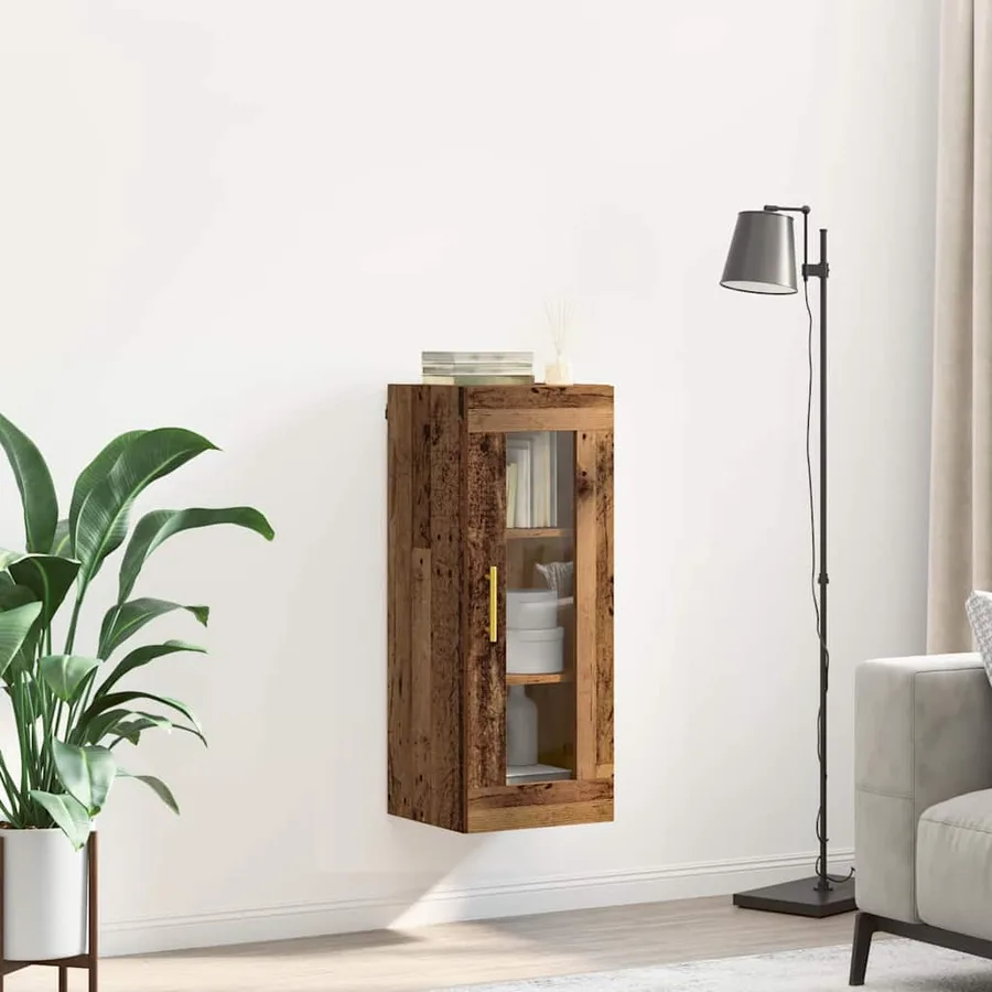 Meuble mural Bois Ancien 34,5 x 34 x 90 cm - 4