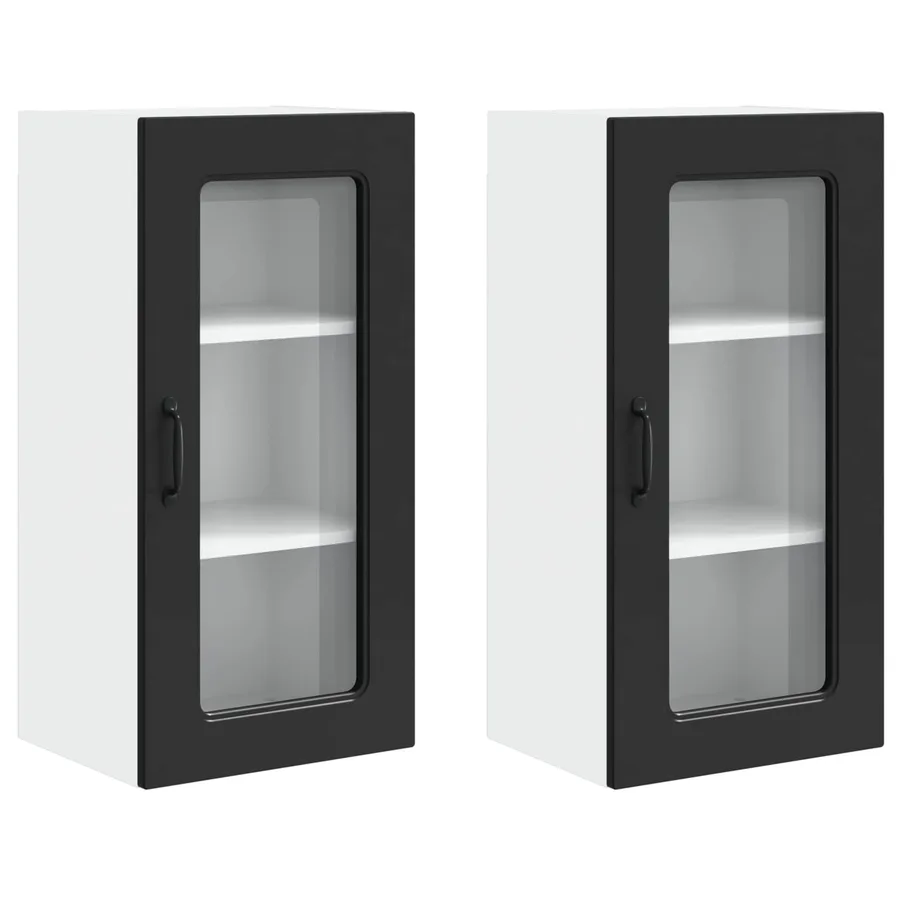 Panneau de lave-vaisselle Kalmar 2 pcs Noir 40 x 31 x 80 cm - 2