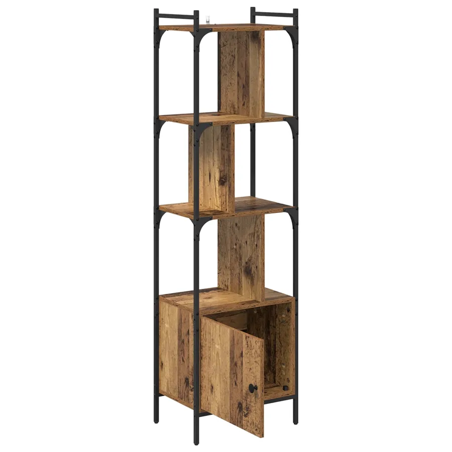 Bibliothèque Bois Ancien 44,5 x 30 x 154,5 cm Bois d'ingénierie - 5