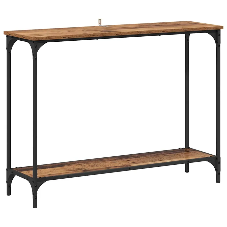 Table console Bois ancien 101 x 30.5 x 75 cm Bois d'ingénierie - 2