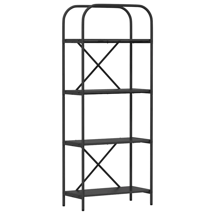 Étagère Chêne noir 60 x 30 x 146 cm Bois d'ingénierie - 2