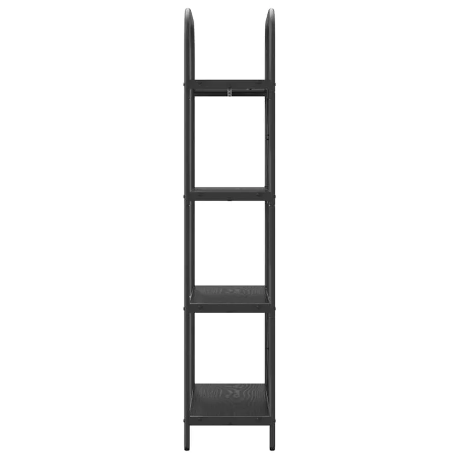 Étagère Chêne noir 60 x 30 x 146 cm Bois d'ingénierie - 6