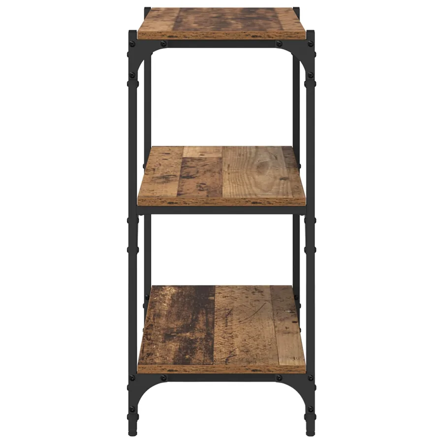 Bibliothèque Bois ancien 60 x 33 x 70,5 cm - 6