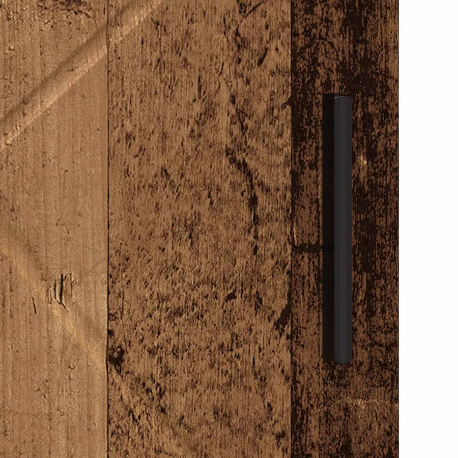 Cabinet de salle de bain avec porte Bois Ancien 30 x 35 x 95 cm - 10