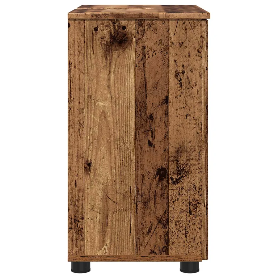 Cabinet de salle de bain avec porte Bois Ancien 61 x 35 x 64 cm - 7
