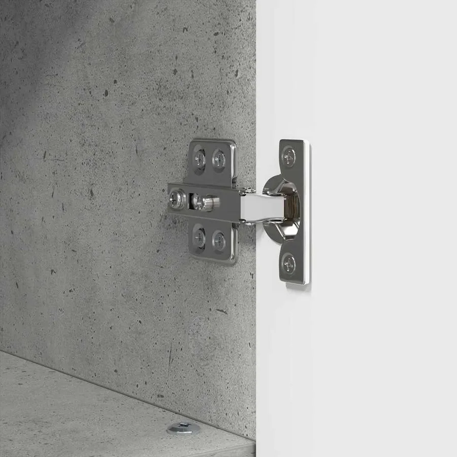 Cabinet de salle de bain avec porte Gris béton 30 x 35 x 95 cm - 11