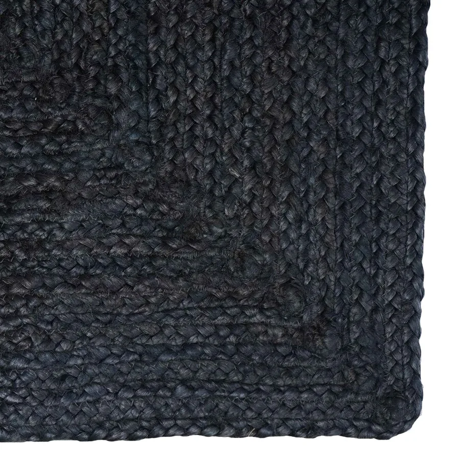 Tapis de surface Rectangulaire Gris foncé 80 x 300 cm Jute - 5