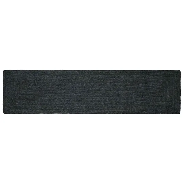 Tapis de surface Rectangulaire Gris foncé 60 x 250 cm Jute